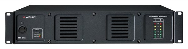 TRA-2075 POWER AMPLIFIER 2 X 75W @ 4 OHMS WITH XFMR ISOLATED 25V, 70V, & 100V OUTPUTS