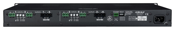 SRA-4075 POWER AMPLIFIER 4 X 75W @ 4 OHMS, CONVECTION COOLED SRA SERIES