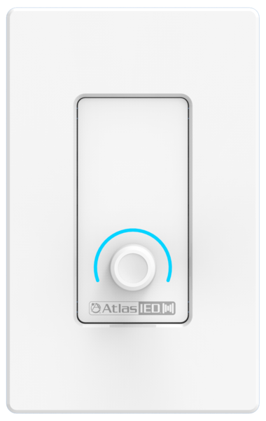 C-V-US ATMOSPHERE VOLUME CONTROLLER - CUSTOM LEVEL ADJUSTMENT, MUTE, & METERING OF SINGLE ZONE / WHITE