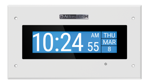 IP-DM INDOOR WALL MOUNT IP ENDPOINT DISPLAY WITH INTEGRATED TALKBACK MICROPHONE