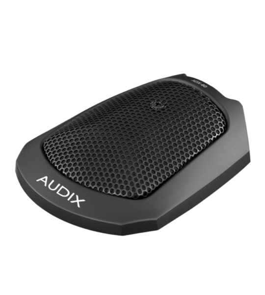 ADX60 HIGHLY SENSITIVE BOUNDARY CONDENSER MICROPHONE WITH MINIATURE FEMALE XLR CONNECTOR / BLACK