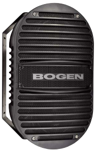 A12(BOG) A-SERIES HIGH OUTPUT, LONG THROW ALL WEATHER SURFACE MOUNT LOUDSPEAKER FOR 4/8/16 OHM & 70V - BLACK