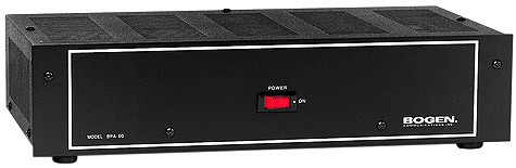 BPA60 POWER AMPLIFIER 60 W - 60 W HI-Z  / 8-OHM/25V, 16-OHM, 25VCT, & 70V OUTPUTS *LOW Z REQUIRES XFMR*