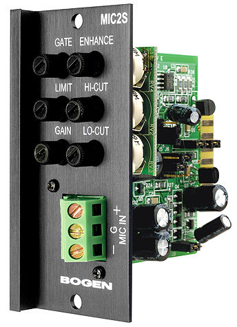 MIC2S BOGEN MICROPHONE INPUT MODULE - SCREW TERMINAL (BALANCED)