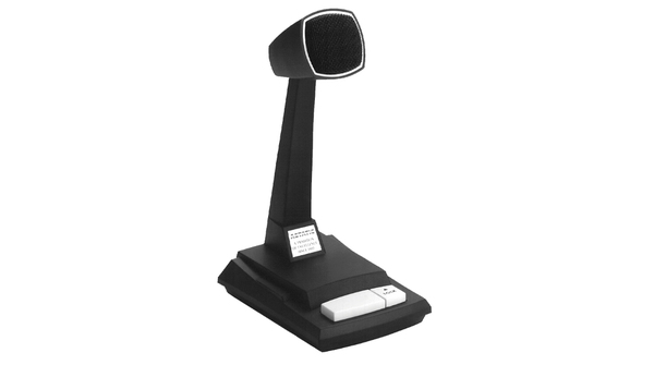 878HL-2 ASTATIC OMNIDIRECTIONAL DYNAMIC DESK TOP MICROPHONE WITH LOCKING PUSH-TO-TALK SWITCH