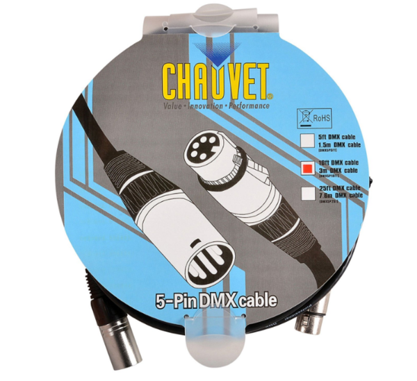 DMX5P5FT 5-PIN 5' DMX CABLE, 5'