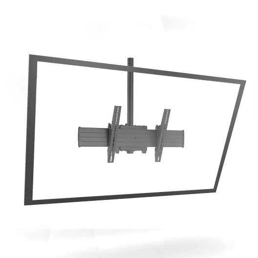 XCM1U FUSION EXTRA-LARGE SINGLE POLE FLAT PANEL CEILING MOUNTS- VESA 200 X 100 MM - 800 X 400 MM