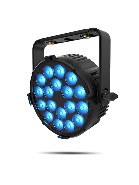 COLORDASHPARH18X 18 LEDS (HEX-COLOR RGBWAUV) PAR/WASH WITH OVER 5,700 LUMENS OF FLICKER-FREE OUTPUT / BLACK HOUSING