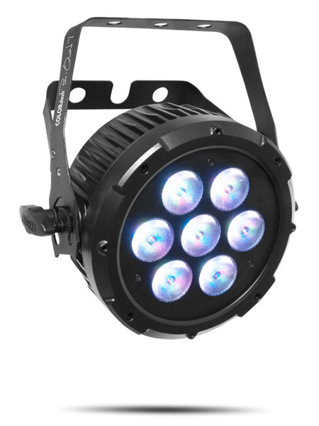 COLORDASHPARQUAD7 ULTRA COMPACT DURABLE WASH LIGHT 7 LEDS (QUAD-COLOR RGBA) 7 W EACH