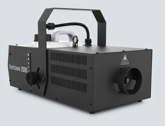 H2000 HIGH VOLUME FOG MACHINE THAT PRODUCES A THICK PLUME ON DEMAND.