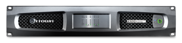 DCI4X600N 4 CHANNEL POWER AMPLIFIER 600W @ 4OHM, 70V 100V, WITH BLU LINK