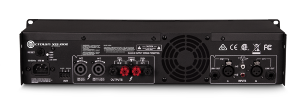 XLS1002 2CH POWER AMPLIFIER 350W @ 4 OHM PER CH, 215W @ 8OHM PER CH