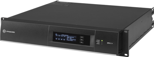 IPX10:4 DSP POWER AMPLIFIER 4X2500W WITH OMNEO/DANTE & FIR DRIVE, INSTALL.