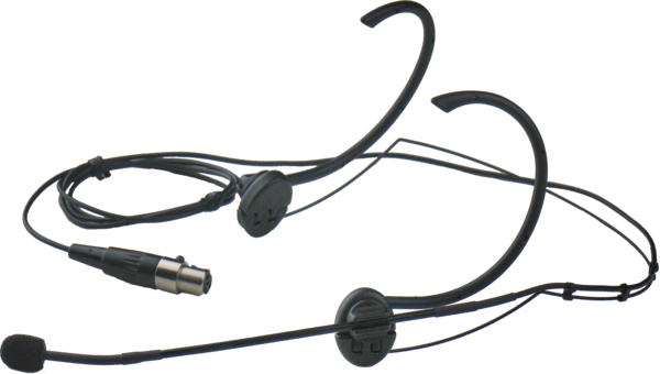 HM3 OMNI-DIRECTIONAL HEADWORN MIC WITH  DOUBLE-EAR HEADBAND, BLACK