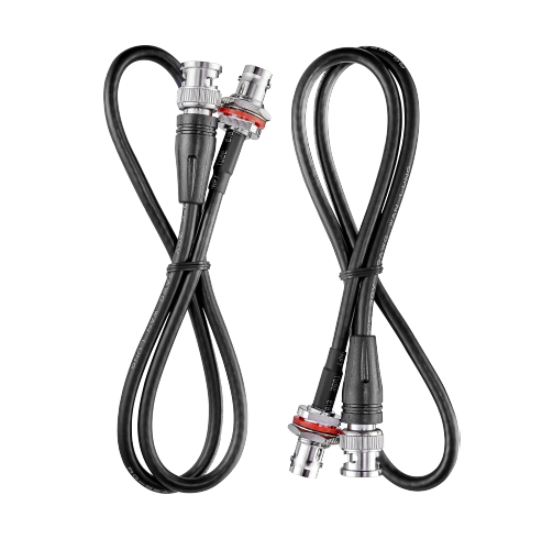 RE3-ACC-CXUF REAR TO FRONT MOUNT ANTENNA CABLE KIT: 2 HIGH-QUALITY RG-58 50 OHM CABLES 1M LONG (APPROX 3 FT)