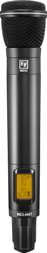 RE3-HHT96-5L UHF WIRELESS TRANSMITTER FEATURING ND96 DYNAMIC SUPERCARDIOID MICROPHONE HEAD, 488-524MHZ