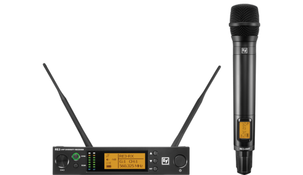 RE3-RE420-5L UHF WIRELESS SET FEATURING RE420 CONDENSER CARDIOID MICROPHONE HEAD,  488-524MHZ