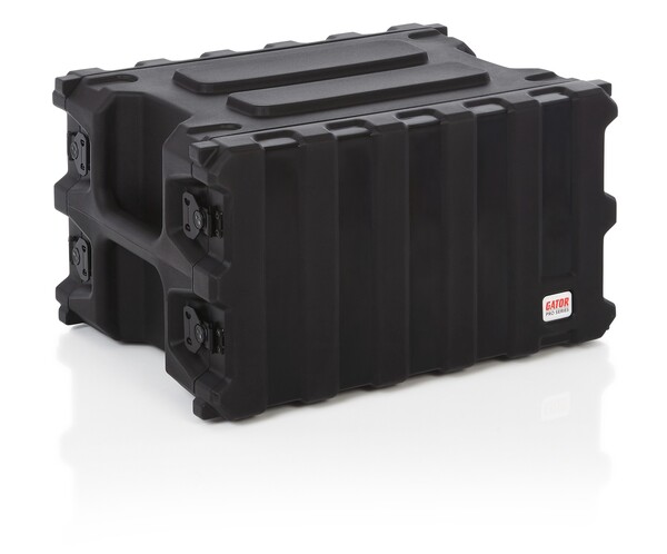 G-PRO-6U-13 PRO-SERIES MOLDED MIL-GRADE PE RACK CASE; 6RU, 19" DEEP