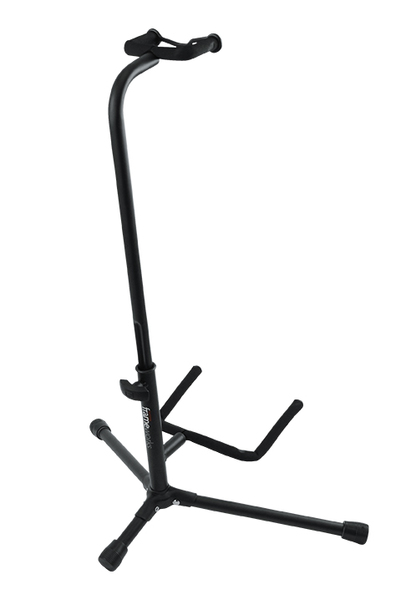 GFW-GTR-1000 FRAMEWORKS SINGLE GUITAR STAND WITH HEAVY DUTY TUBING AND INSTRUMENT FINISH FRIENDLY RUBBER PADDING