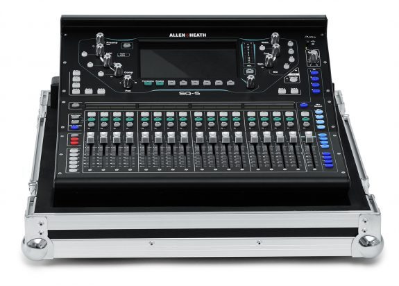 GTOURAHSQ5NDH G-TOUR CUSTOM FLIGHT CASE DESIGNED TO FIT THE ALLEN & HEATH SQ-5 MIXER