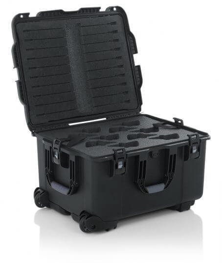 GU-DC5980X10 TITAN SERIES CASE FOR UP TO TEN SHURE DC5980 BASES AND GOOSENECK MICS