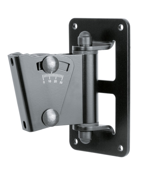 24471.000.55 24471   SPEAKER WALL MOUNT   BLACK, ADJUSTABLE DEGREE, 33LBS LOAD CAPACITY