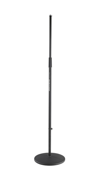 26140.577.55 26140   MICROPHONE STAND - HEAVY DUTY   BLACK, 12 INCH ROUND BASE