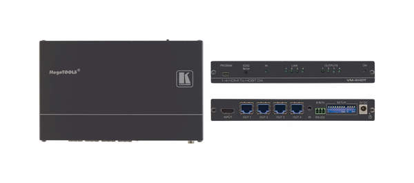 VM-4HDT(KRA) 1:4 4K HDMI TO HDBASET DISTRIBUTION AMPLIFIER