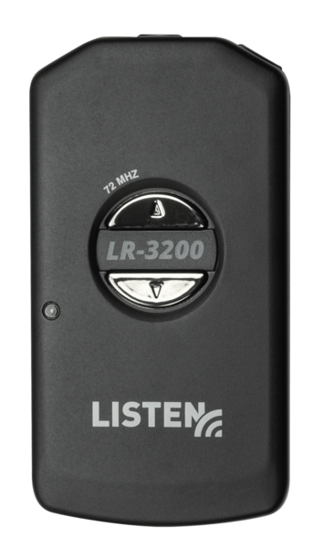 LR-3200-072 BASIC DSP RF RECEIVER (72 MHZ) / INCLUDES NON-PROPRIETARY FIELD REPLACEABLE LITHIUM-ION BATTERY