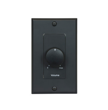 10KLVC-DB VOLUME CONTROL 10K OHM POTENTIOMETER, 1-GANG DECORATOR, BLK