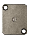 HFPN BLANK FRONT-MOUNT HOLE PLUG FOR NEUTRIK® POSITION, W/ MOUNTING HARDWARE (NEUTRIK® DBA-BL)