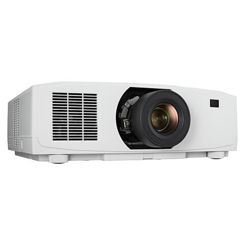 NP-PV800UL-W1-41ZL 8000-LUMEN PROFESSIONAL INSTALLATION PROJECTOR W/NP41ZL LENS AND 4K SUPPORT / WHITE