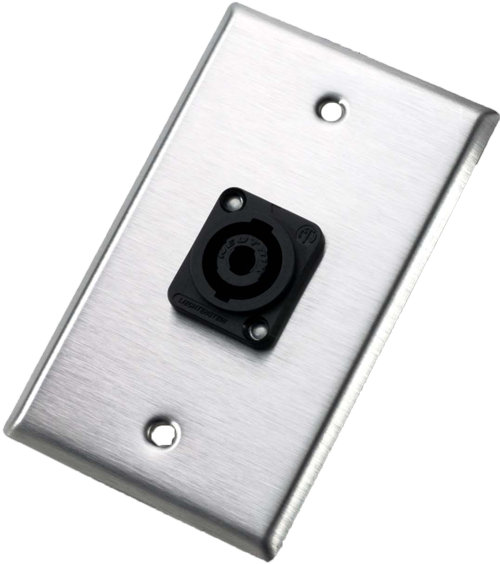 NEU-104L WALLPLATE - SINGLE - NL4MP