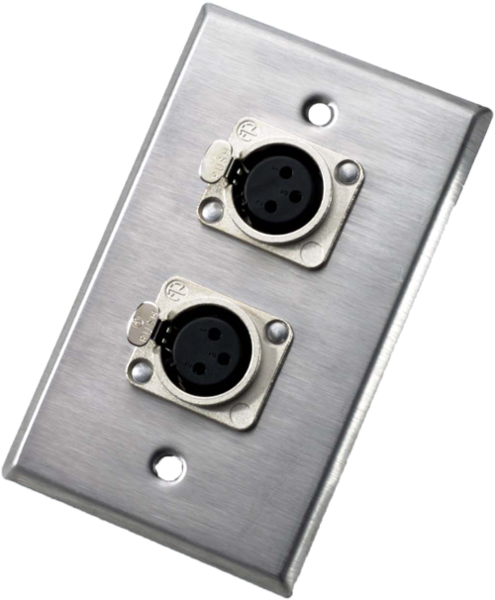 NEU-203F WALLPLATE - DUAL - NC3FD-L-1