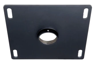 CMJ310 CEILING PLATE FOR 8"X8" UNISTRUT & STRUCTURAL CEILING / BLACK / ACCEPTS EXT OR ADJ EXTENSION COLUMNS