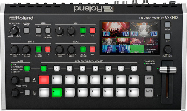 V-8HD COMPACT AND PORTABLE V-8HD (8) HDMI HIGH-DEFINITION VIDEO SWITCHER WITH IPAD APP CONTROLABILITY