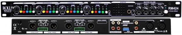 RM424 SWITCHABLE FOUR ZONE MIXER