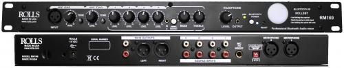 RM169 PROFESSIONAL 6CH BLUETOOTH AUDIO MIXER,1 RU  2 XLR MIC INPUTS, 4 STEREO RCA INPUTS +3.5MM TRS INPUT