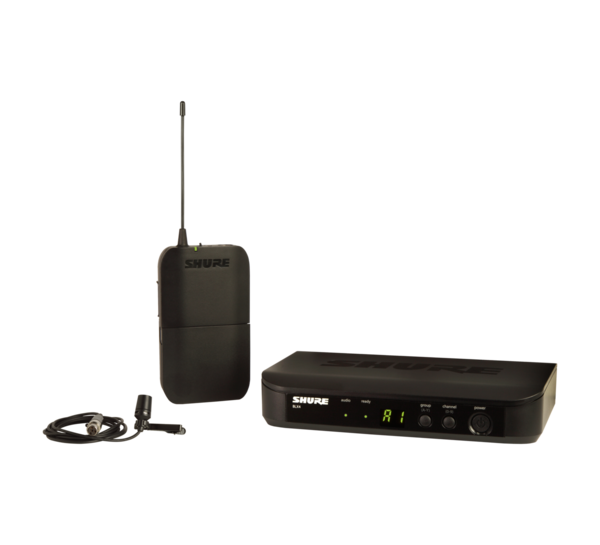 BLX14/CVL-H11 BLX WIRELESS LAPEL SYSTEM WITH BLX4 RECEIVER, BLX1 BODYPACK, & CVL LAPEL CONDENSER  MIC