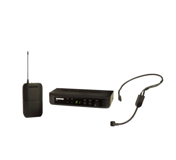 BLX14/P31-H11 BLX WIRELESS HEADWORN SYSTEM WITH BLX4 RECEIVER, BLX1 BODYPACK, & PGA31-TQG HEADSET CONDENSER MIC