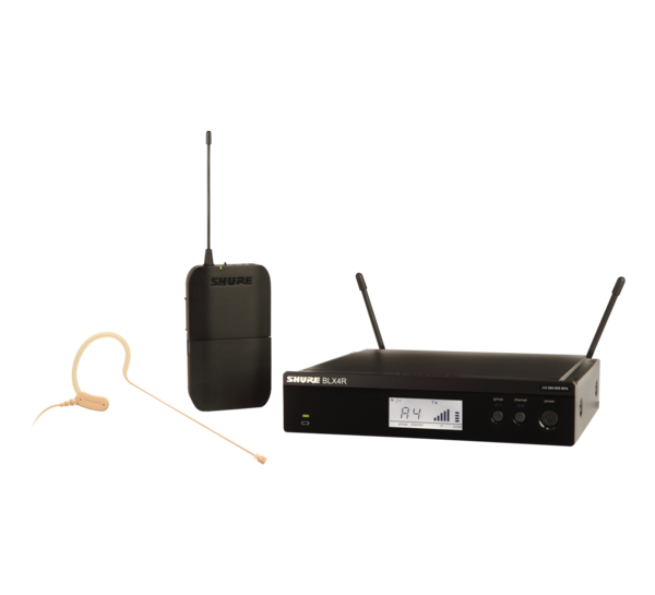 BLX14R/MX53-H11 BLX WIRELESS HEADWORN SYSTEM WITH BLX4R RECEIVER, BLX1 BODYPACK, & MX153 EARSET STYLE MIC