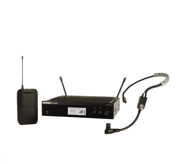 BLX14R/SM35-H11 BLX WIRELESS HEADWORN SYSTEM WITH BLX4R RECEIVER, BLX1 BODYPACK, & SM35 HEADSET CONDENSER MIC