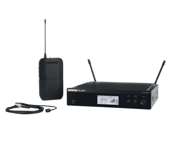 BLX14R/W93-J11 BLX WIRELESS LAPEL SYSTEM WITH BLX4R RECEIVER, BLX1 BODYPACK, & WL93 SUBMINIATURE LAVALIER MIC