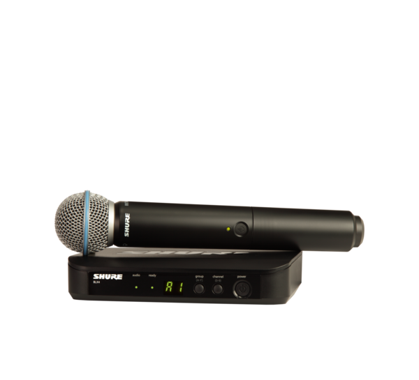 BLX24/B58-J11 BLX WIRELESS VOCAL HANDHELD SYSTEM WITH BLX4 RECEIVER, & BLX2/B58 HANDHELD BETA 58 MICROPHONE