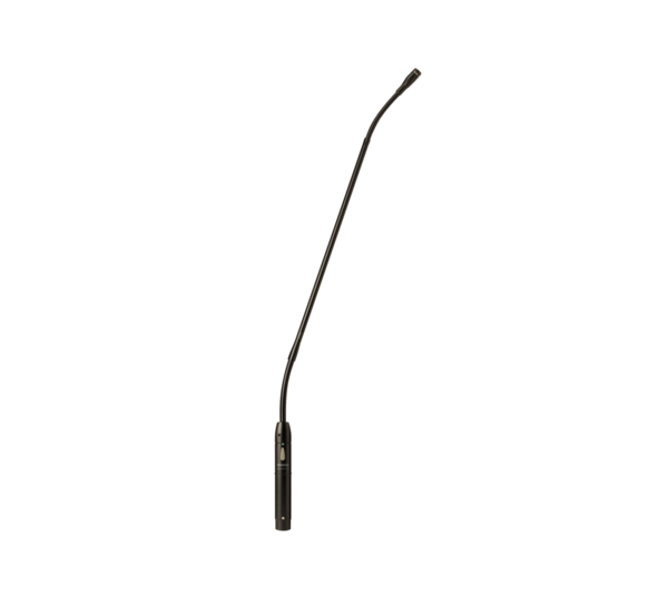 MX418S/N NO CARTRIDGE-18" GOOSENECK CONDENSER MICROPHONE, ATTACHED PREAMP WITH XLR, SHOCK MOUNT, FLANGE MOUNT