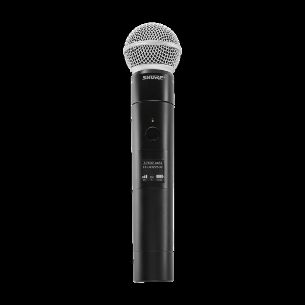 MXW2X/SM58=-Z10 MXW NEXT 2 SINGLE HANDHELD TRANSMITTER WITH SM58 CARDIOID DYNAMIC MICROPHONE -WITH SB908 BATTERY