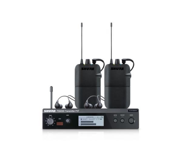 P3TR112TW-H20 PSM300 TWINPACK WIRELESS TRANSMITTER WITH RUGGED ALL-METAL CHASSIS