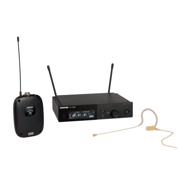 SLXD14/153T-G58 SLX-D WIRELESS BODYPACK SYSTEM WITH MX153 (TAN) OMNIDIRECTIONAL CONDENSER EARSET