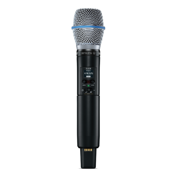 SLXD2/B87A=-H55 HANDHELD TRANSMITTER FOR SLXD SYSTEMS WITH BETA87A MICROPHONE / TRANSMITTER COMPONENT ONLY