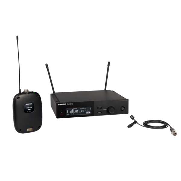 SLXD14/93-G58 SLX-D LAPEL WIRELESS SYSTEM, INCLUDES SLXD4 RECV, SLXD1 BP & WL93 OMNIDIRECTIONAL MICRO-LAPEL